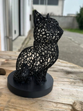 lampada gatto con microled a batteria stampata in 3d alta qualità